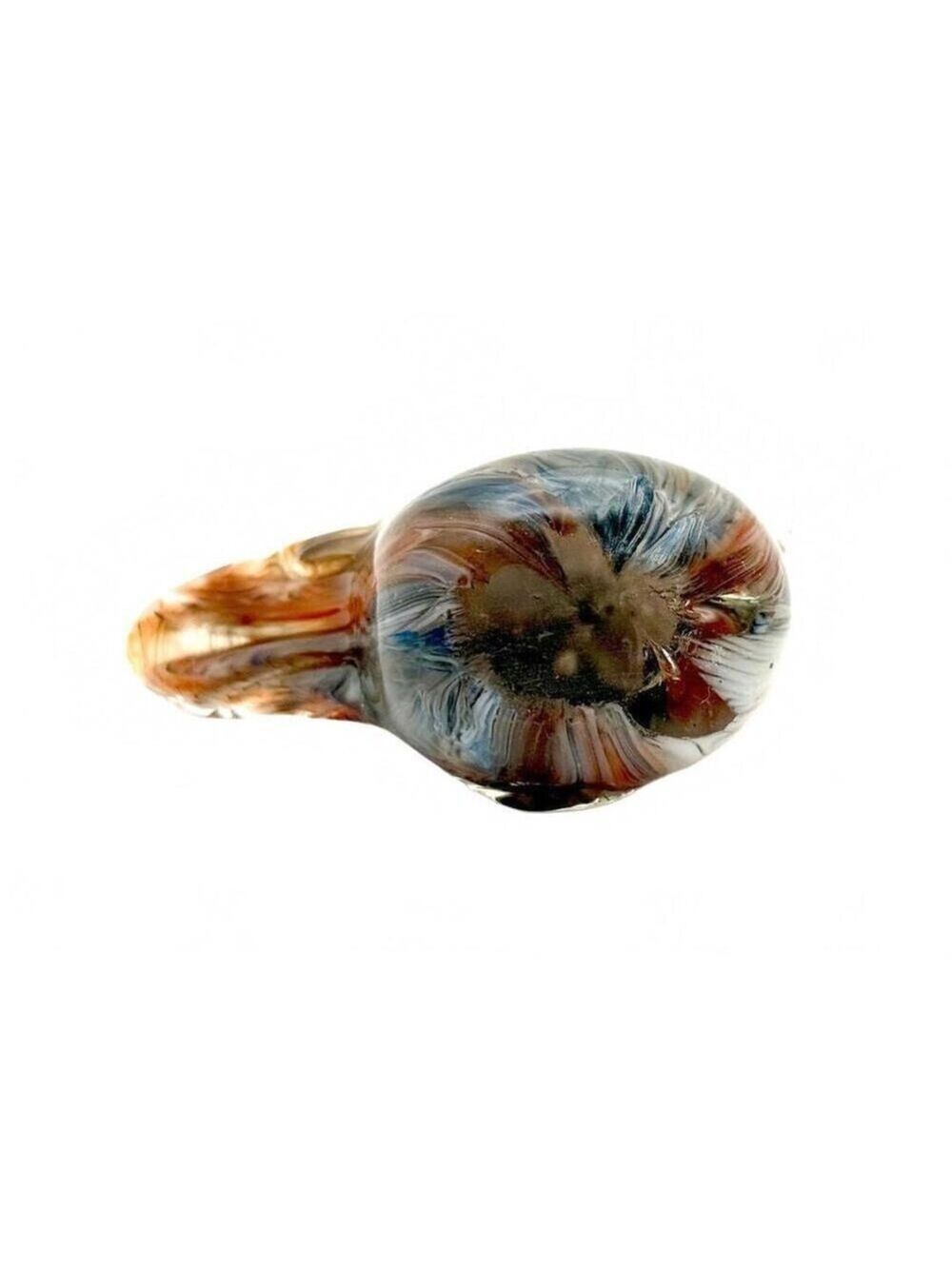 Vintage Hand Blown Art Glass Small Bird Figurine Swirl Glass - Picture 6 of 6